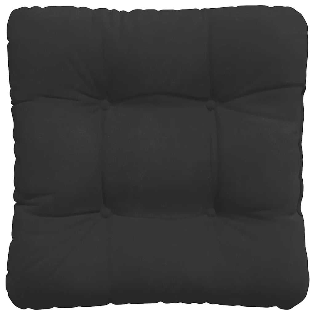 Cuscini per Seduta 4 pz | Cuscini per sedie Nero 40 x 40 cm Tessuto in Microfibra