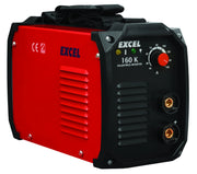 SALDATRICE ELETTRICA INVERTER 160K  mm.310x200x140h.  peso kg.4.3    EXCEL