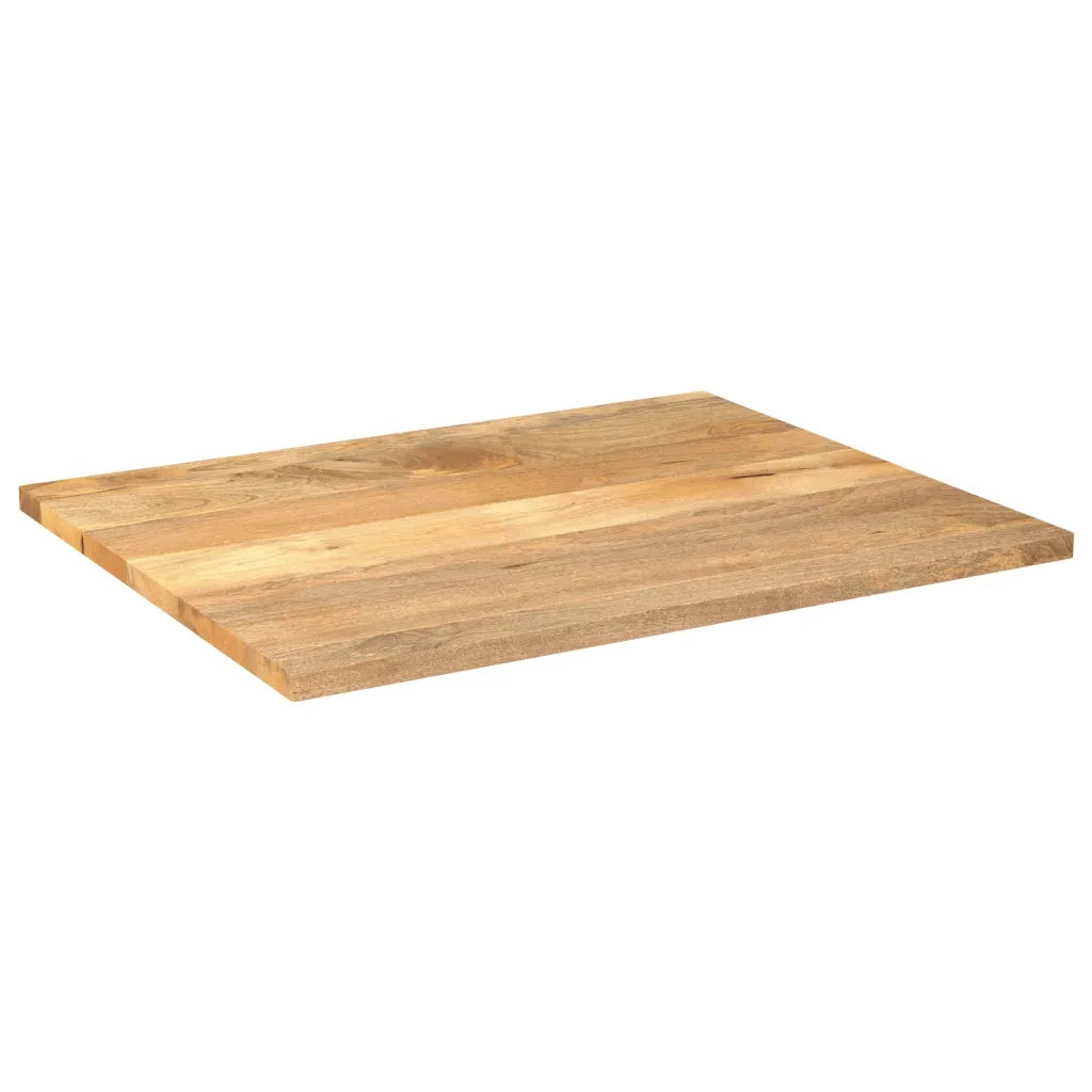 vidaXL Piano per Tavolo 100x80x3,8cm Rettangolare Legno Massello Mango