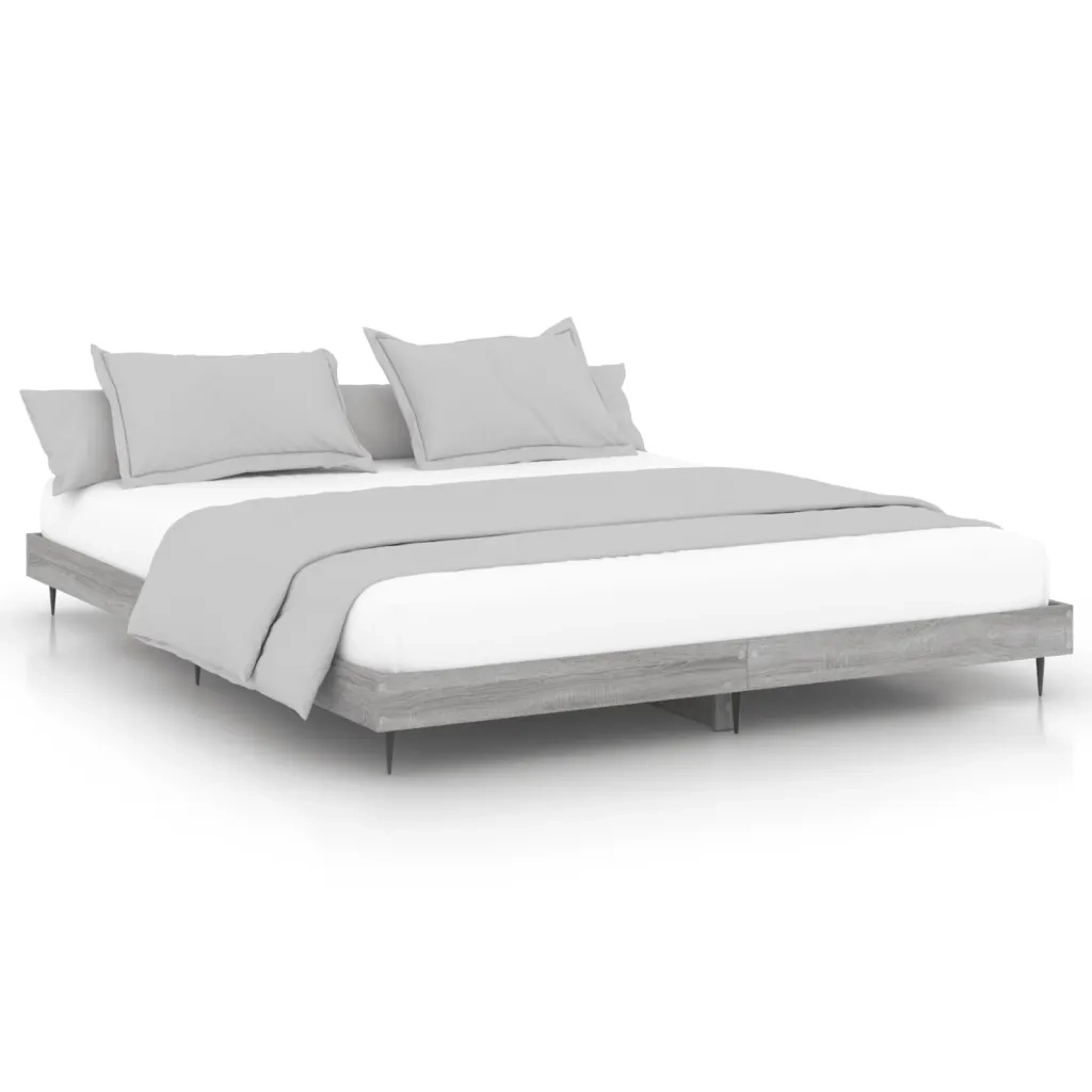 Giroletto Grigio Sonoma 160x200 cm in Legno Multistratocod mxl 106028