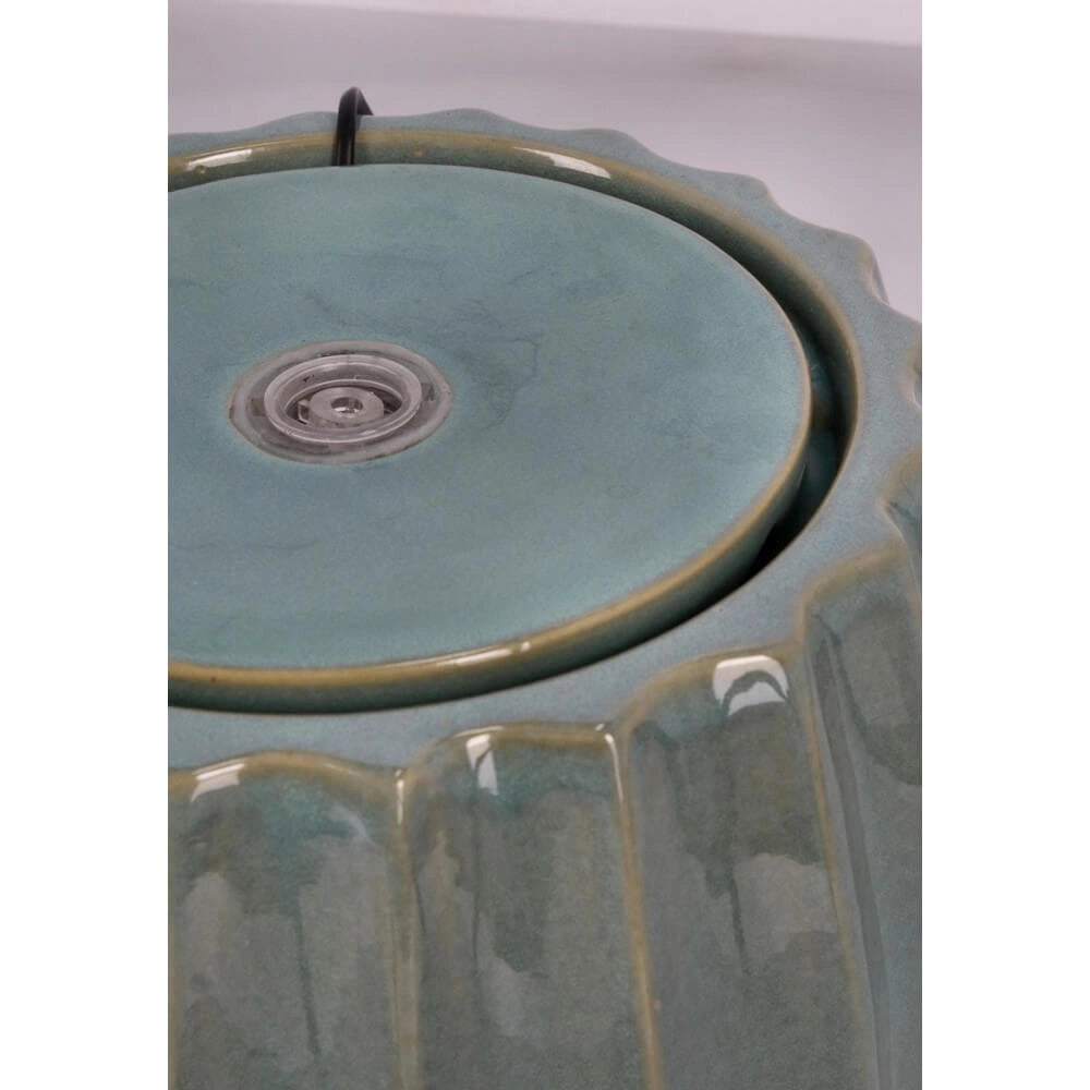 Fontana da Interno in Ceramica con Luce LED Costolata - ILY