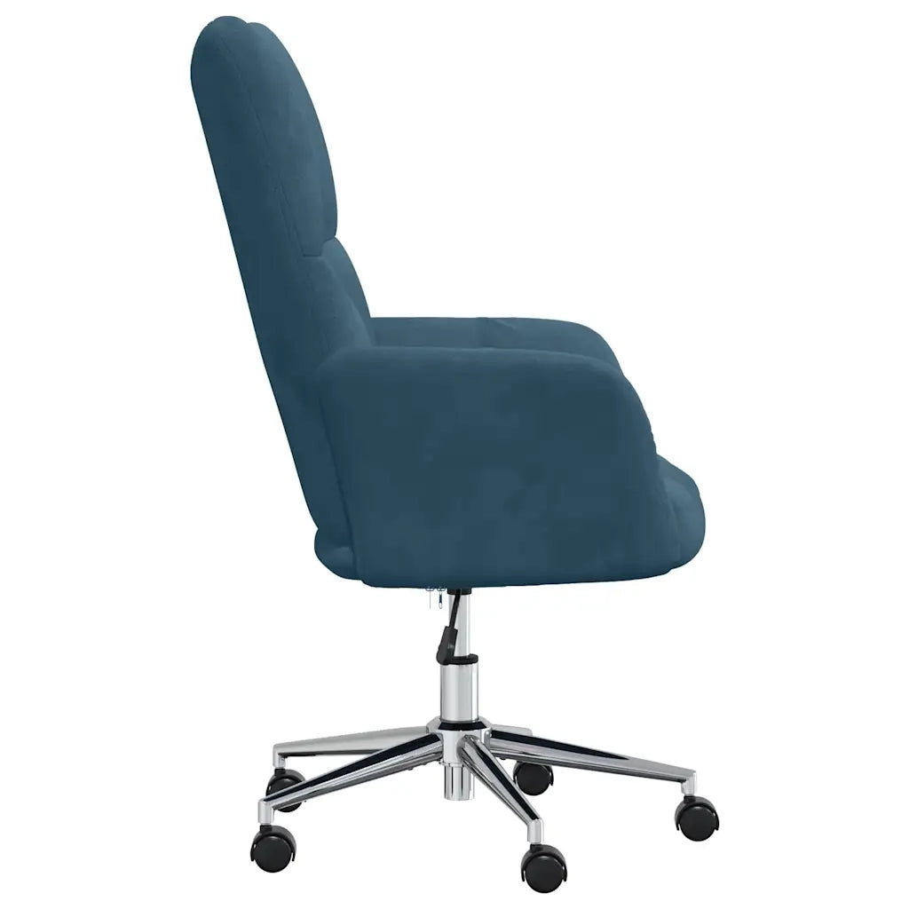 Sedia Relax Blu in Velluto 328171