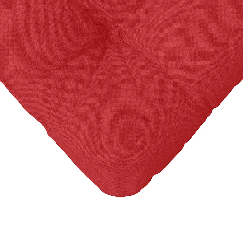 Cuscini per Seduta 4 pcs Rosso 40 x 40 x 12 cm Tessuto