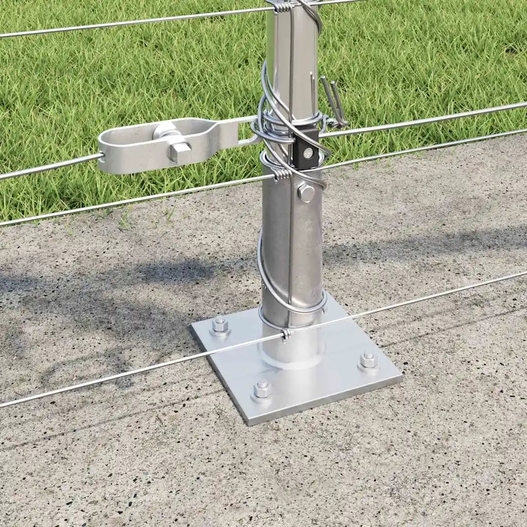 Palo della recinzione Zincato 25 x 0,8 m Acciaio