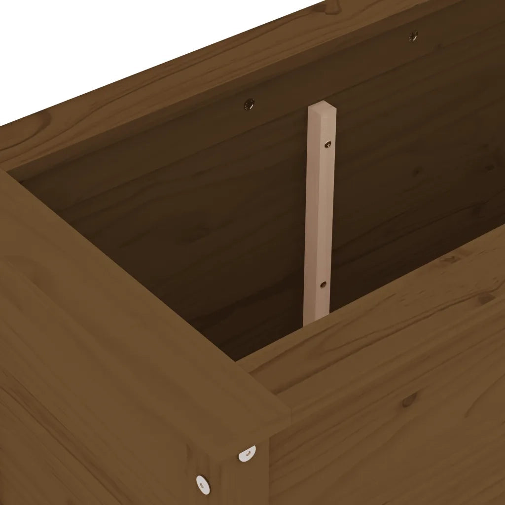 Fioriera da Giardino Ambra 82,5x40x78 cm Legno Massello di Pino 825285