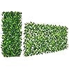 Pianta Finta da Esterno ed Interno, Pianta Artificiale per Decorazione Festa e Matrimonio da Salotto, Balcone e Giardino, Siepe Artificiale ed Estensibile (Pothos)