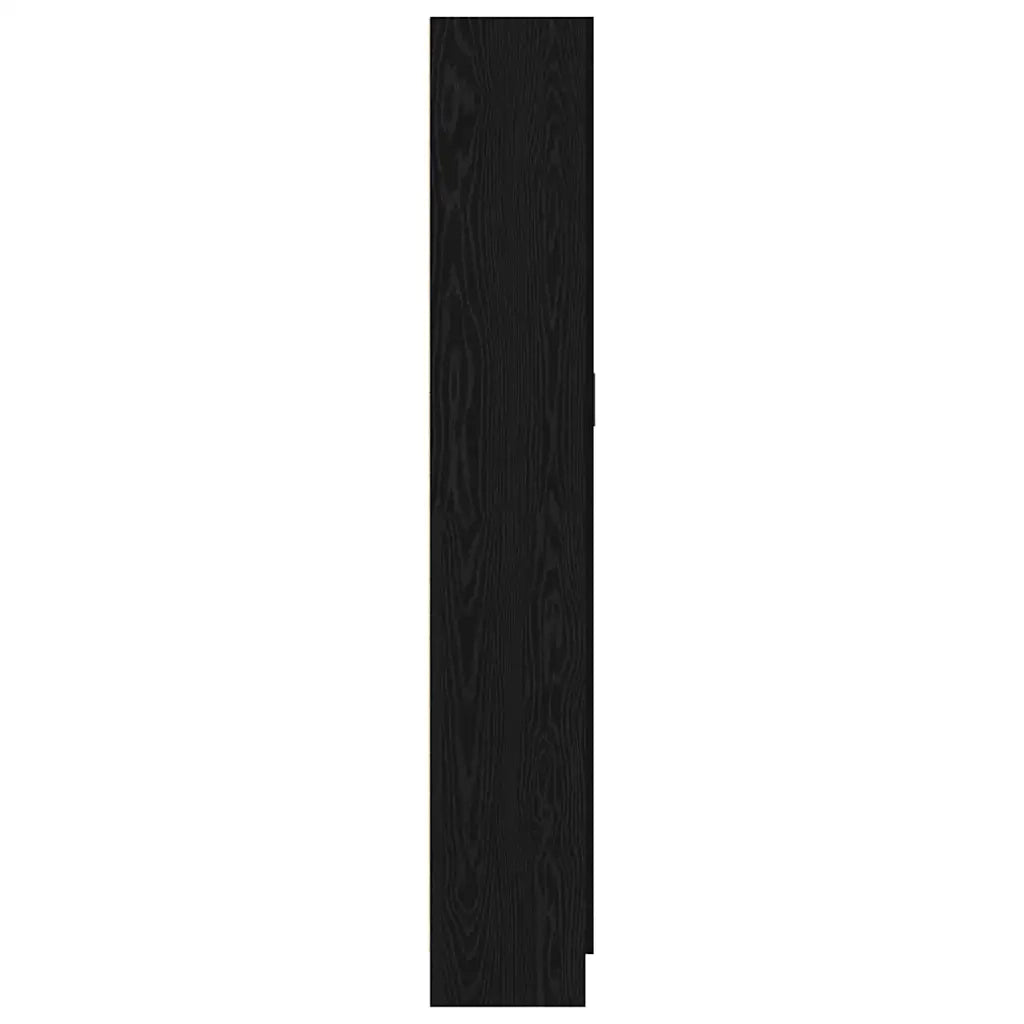 Armadio per Libri Rovere Nero 82,5 x 30,5 x 185 cm