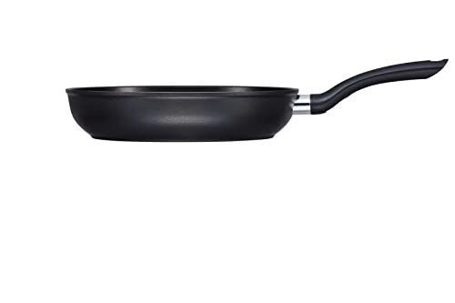 Fissler 045-301-28-100-0 Cenit Padella in Alluminio con Rivestimento Antiaderente a 3 Strati Adatta a Tutti i Piani Cottura incluso Induzione colore Nero