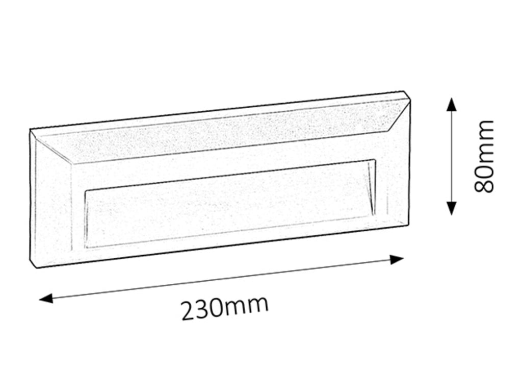 Lampada gradino esterna LED 1,6W 4000K grigio Pueblo Rabalux