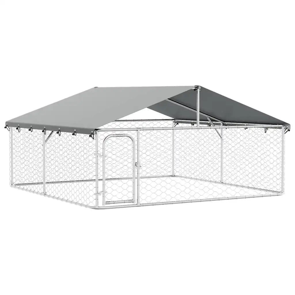 Gabbia per Cani da Esterno con Tetto 300x300x150 cm cod mxl 53968