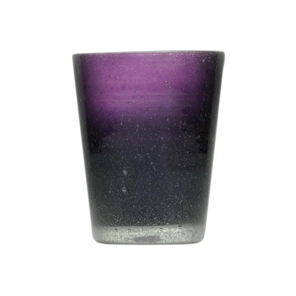 Bicchiere tumbler acqua violet memento originale in vetro soffiato 0,25L