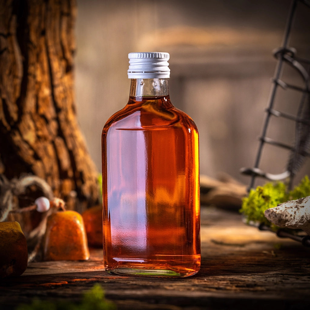 KADAX Butelka piersiówka 200ml BUT200 z zakrętką b