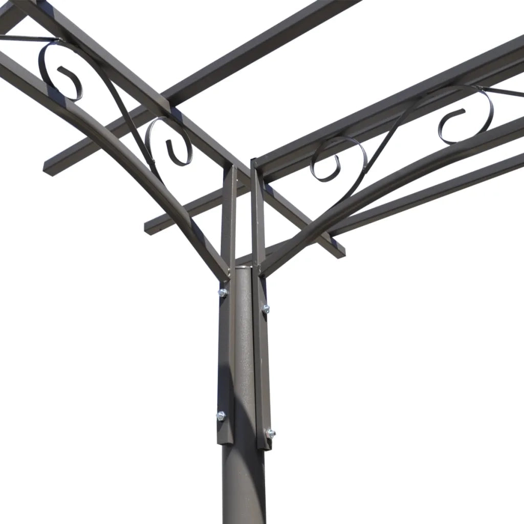 Arco pergola da giardino per rose in acciaio decorazione giardino 40791