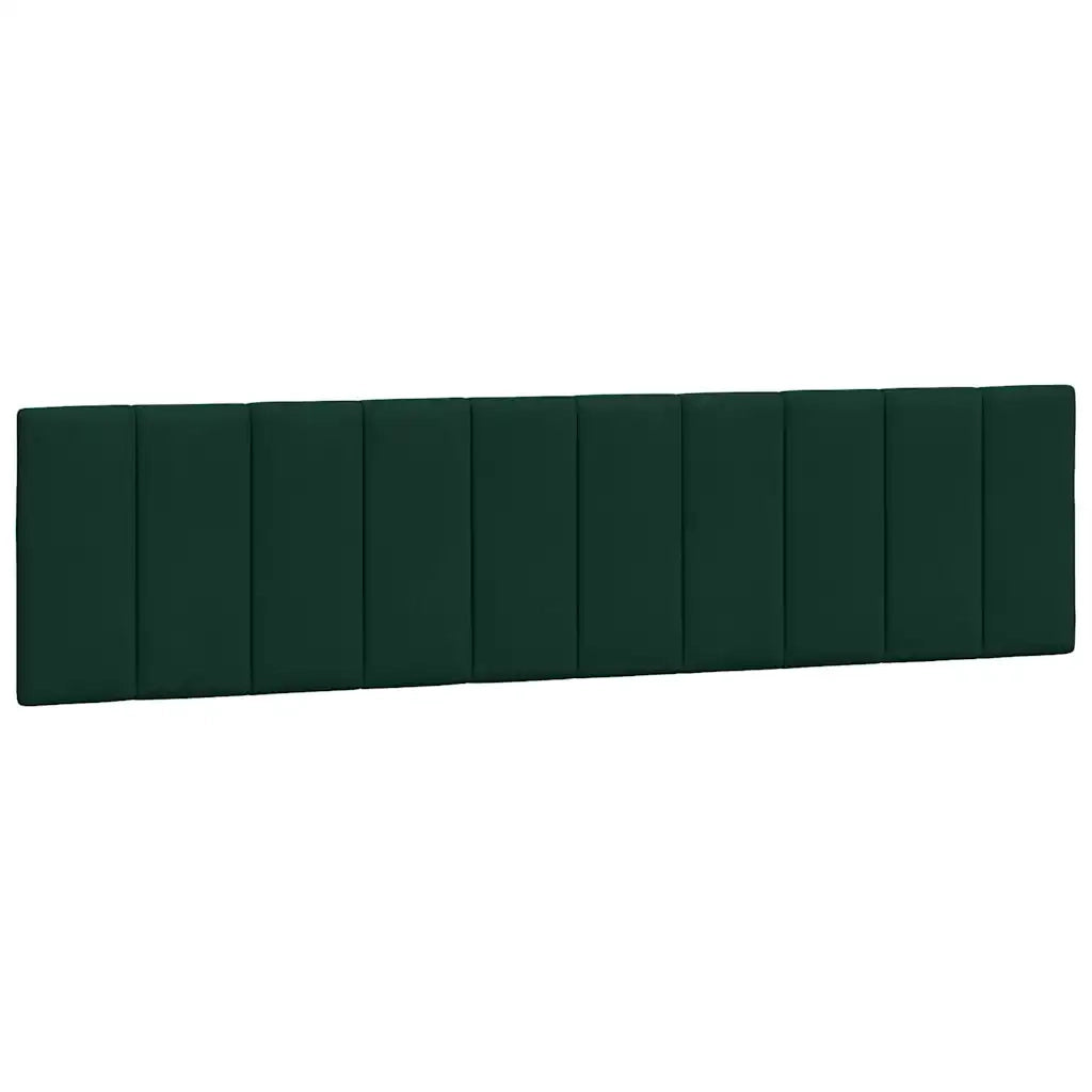 Letto con Materasso Verde Scuro 200x200 cm Velluto
