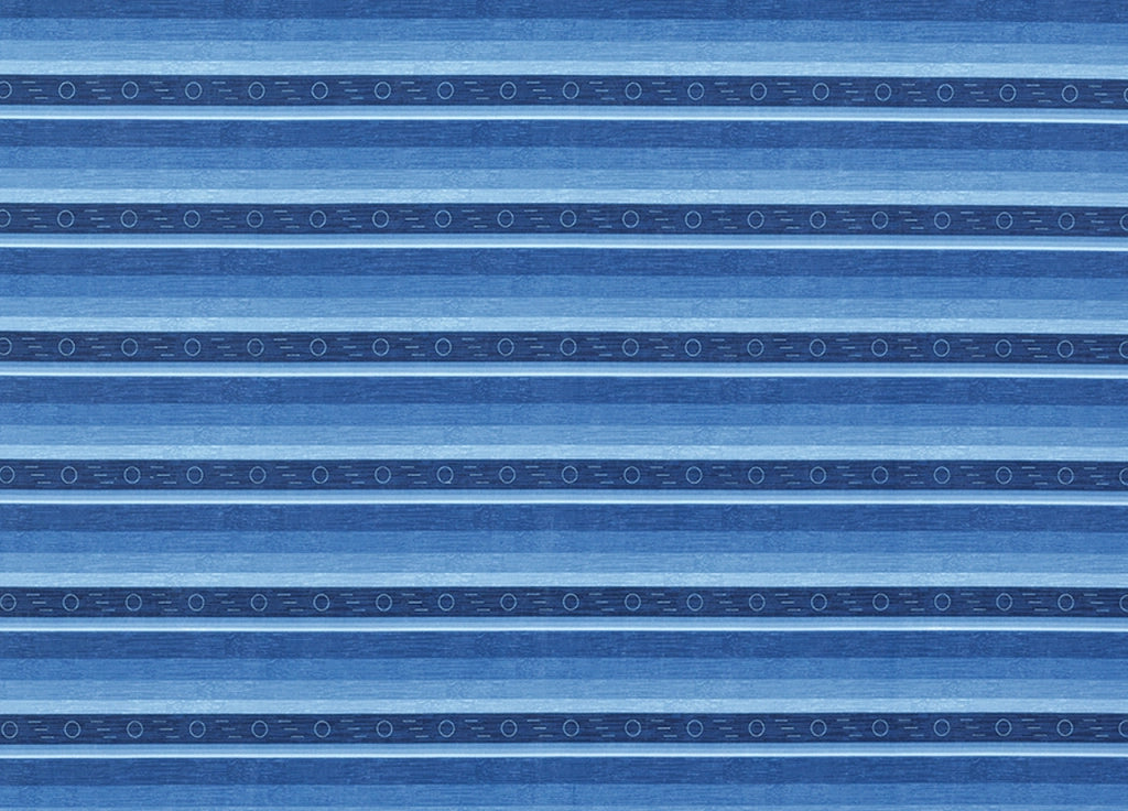 Tovaglia Copritavolo Resinata Antimacchia Modello Colorado Made In Italy - 140x180 - Blu
