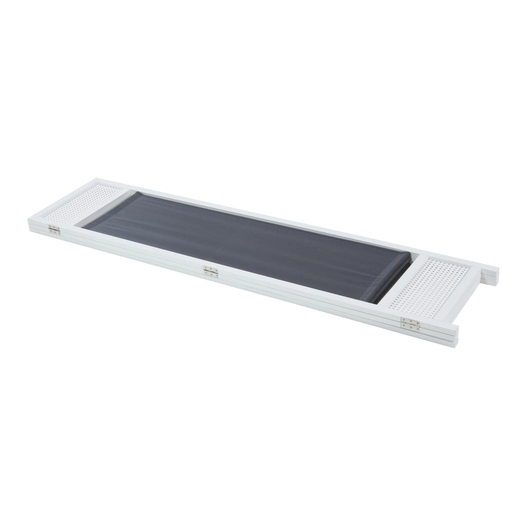 Paravento Pieghevole Dorotea per Interni Separè a 3 Pannelli 120 x 170 cm Bianco / Grigio Scuro [en.casa]