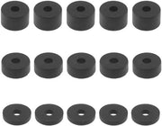 Kit di Spaziatura in Gomma - Assorbimento e Demping dell'Impatto - Diverse Diametri - 15 pezzi - Adatto per Progetti DIY - 26 mm Esterno