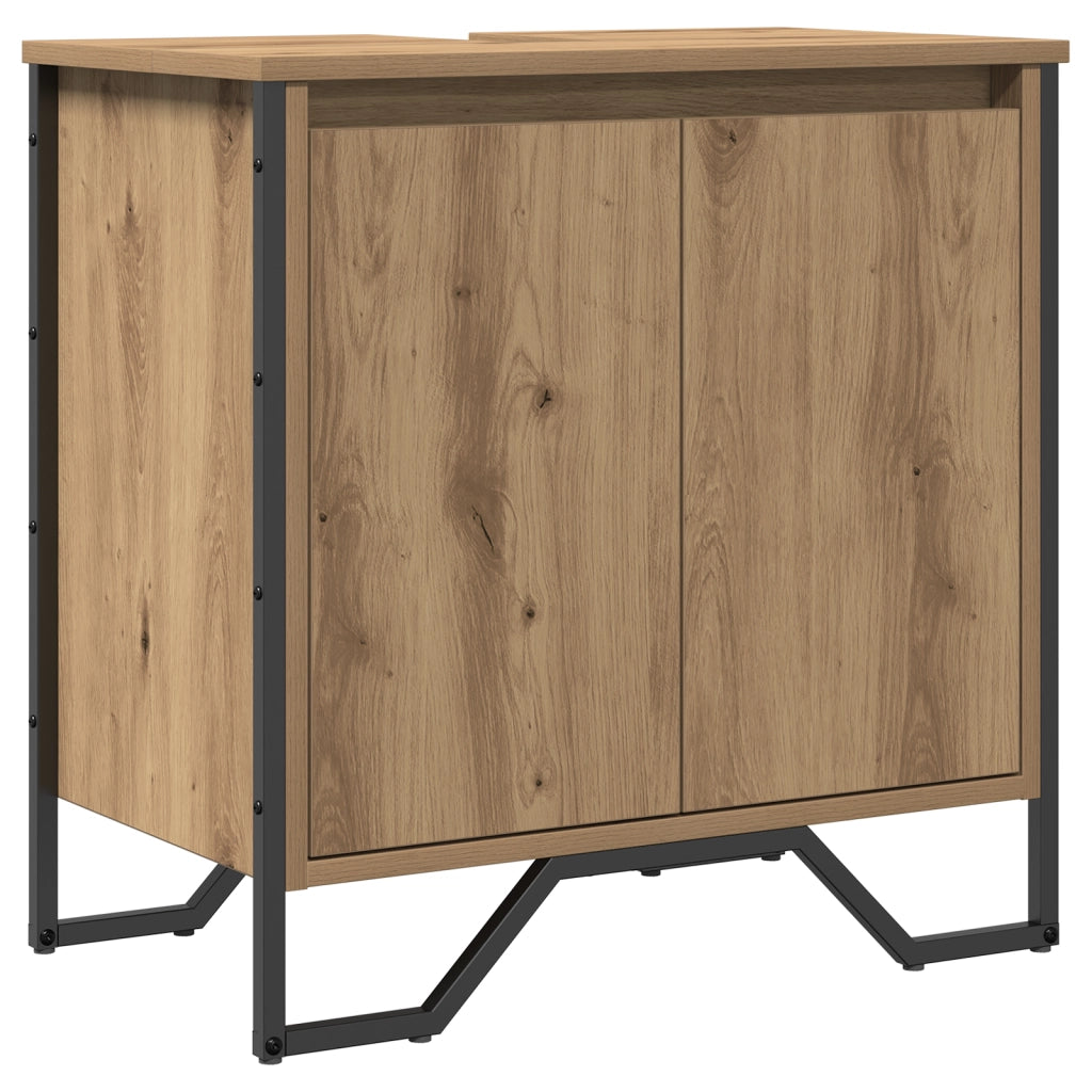 Mobile da bagno Rovere Artisan 60x35x50 cm Legno ingegnerizzato