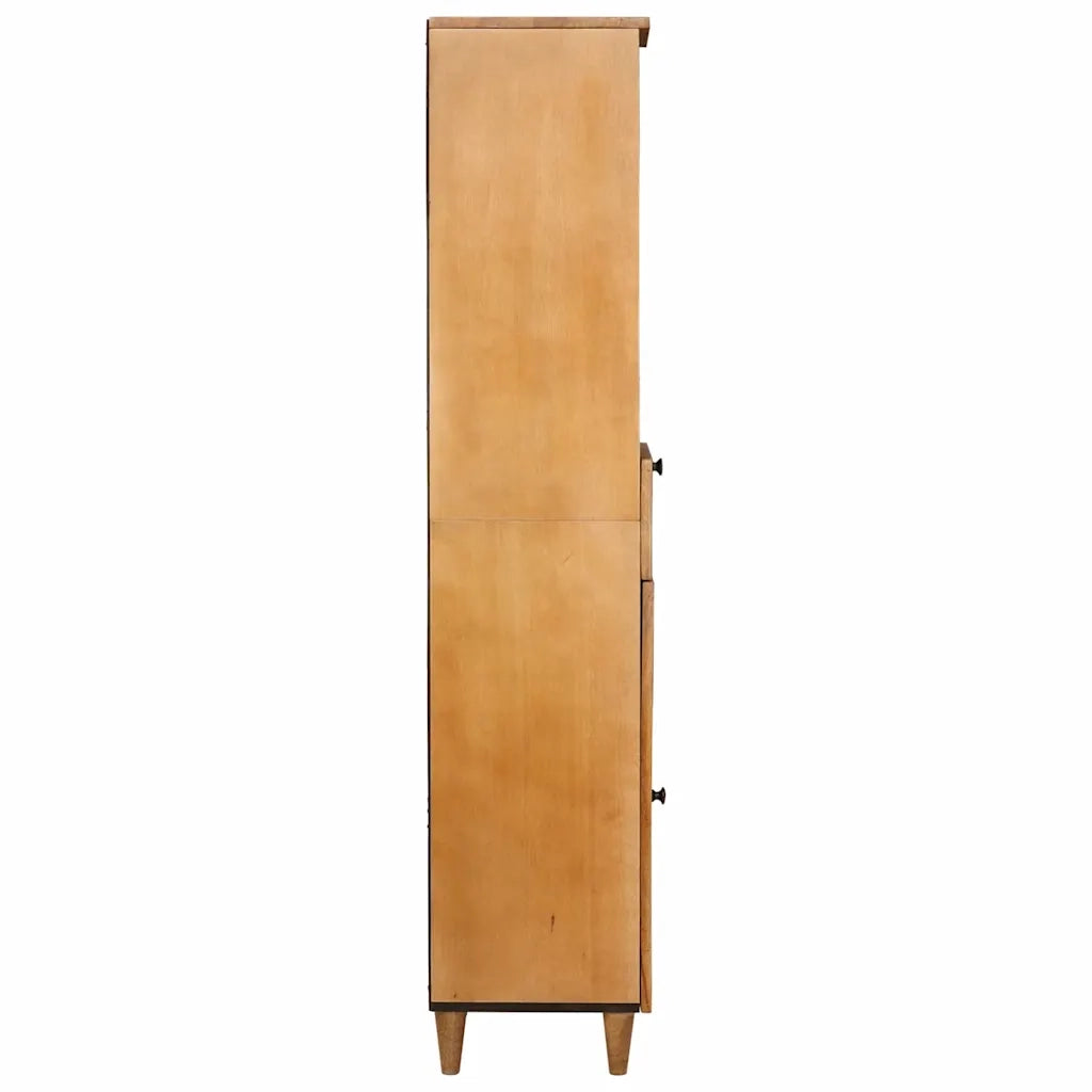 vidaXL Mobile da Bagno con cassetto Marrone chiaro 38 x 33.5 x 160 cm