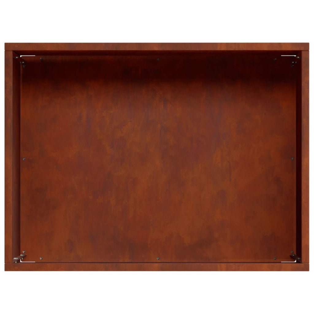 Vaso da giardino Ruggine 40 x 30 x 30 cm Acciaio Corten 8005202