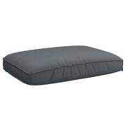 Cuscino Antracite 120 x 80 x 12 cm Tessuto Oxford 42001568