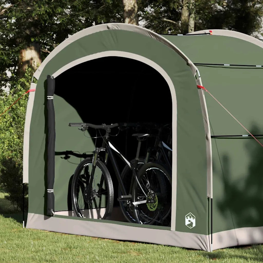 Tenda con tetto-Tenda da campeggio Verde 268 x 240 x 191 cm Poliestere