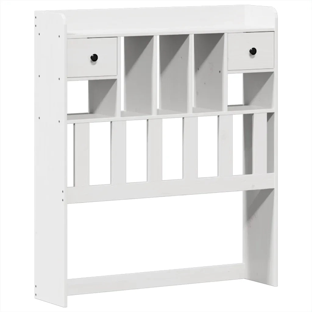 Letto singolo | Letto per adulti | Letto senza Materasso Bianco 90x190 cm in Legno Massello Pino