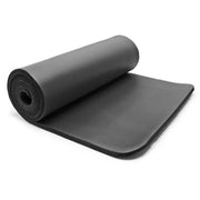 Tappetino yoga 190 x 100 x 1,5 cm fisio fitness aerobica palestra antiscivolo extra spesso nero 16_0001548