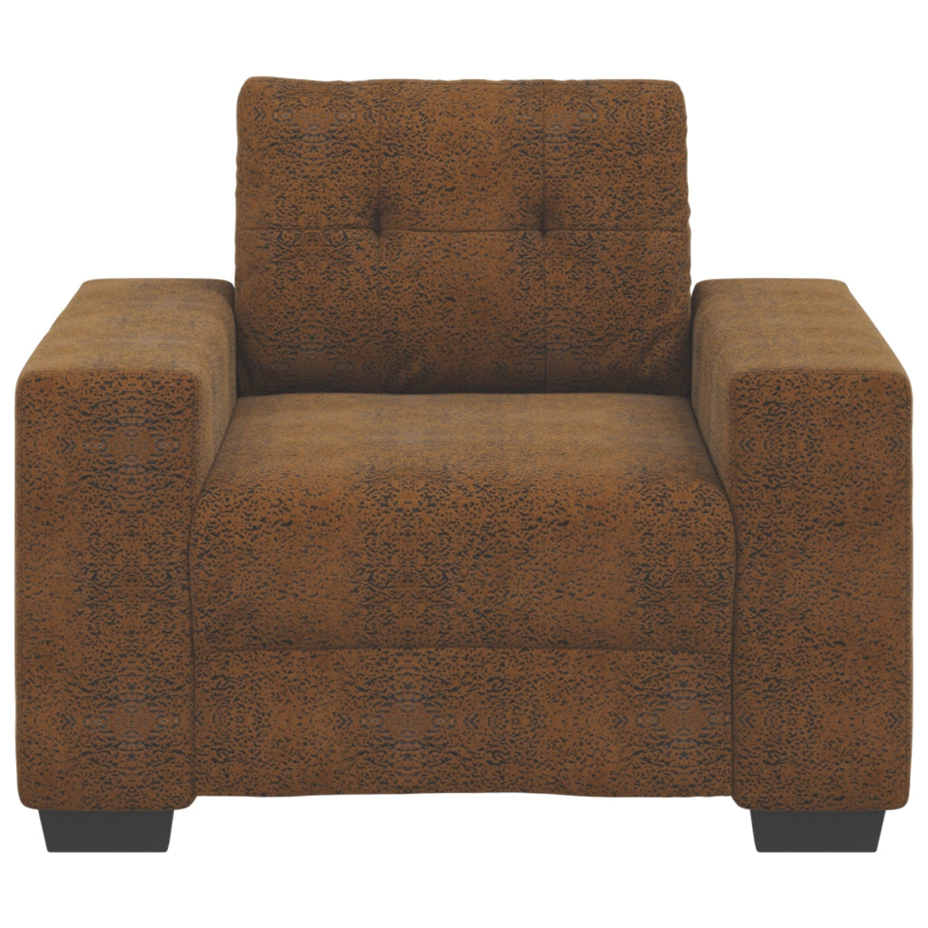 Poltrona  Marrone 59 cm in Pelle Sintetica