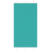 Tenda Plissettata Verde petrolio 105x200 cm Larghezza Tessuto