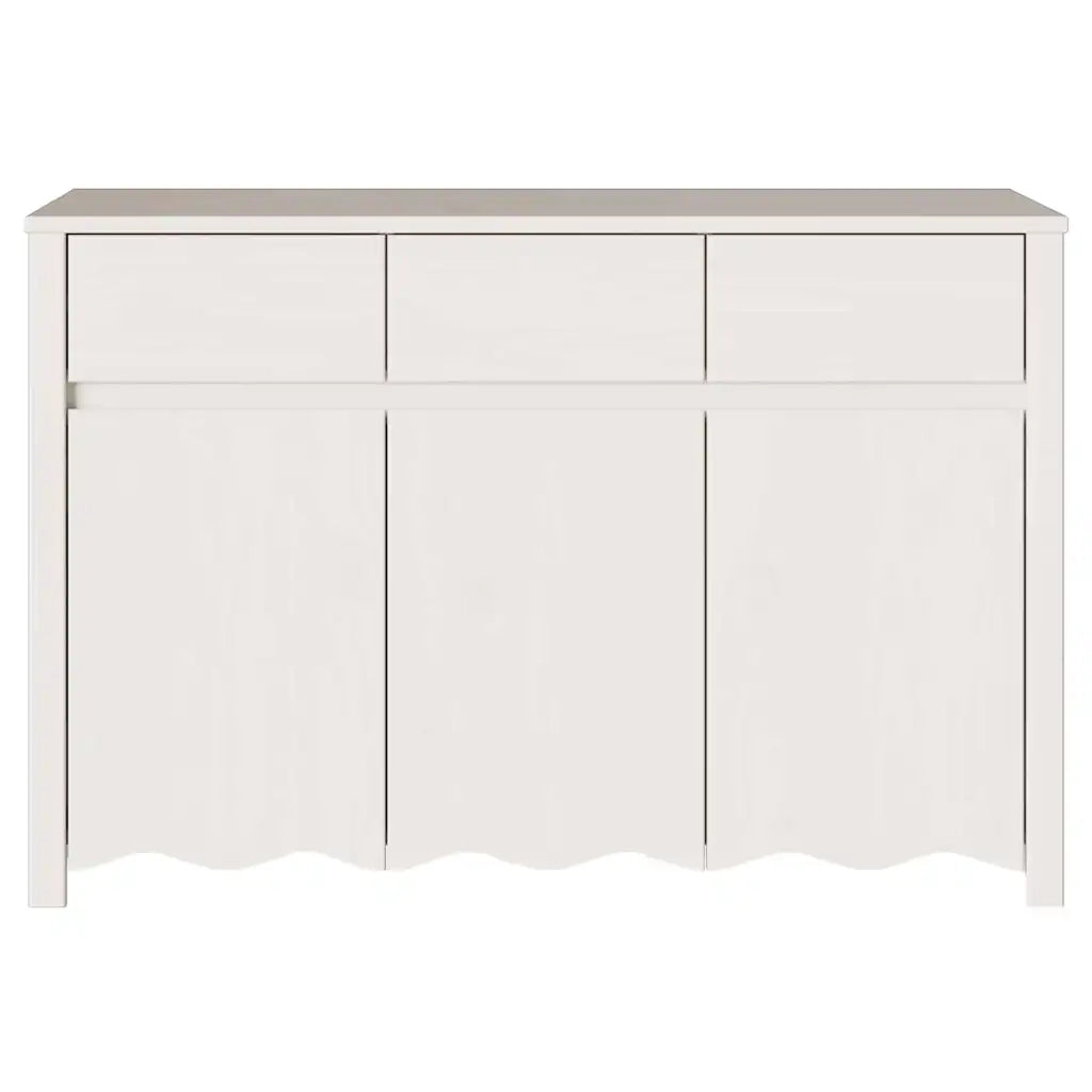 Credenza con Cassetto-Buffet-Armadio da cucina Drammen Bianco 114 x 43 x 75,5 cm