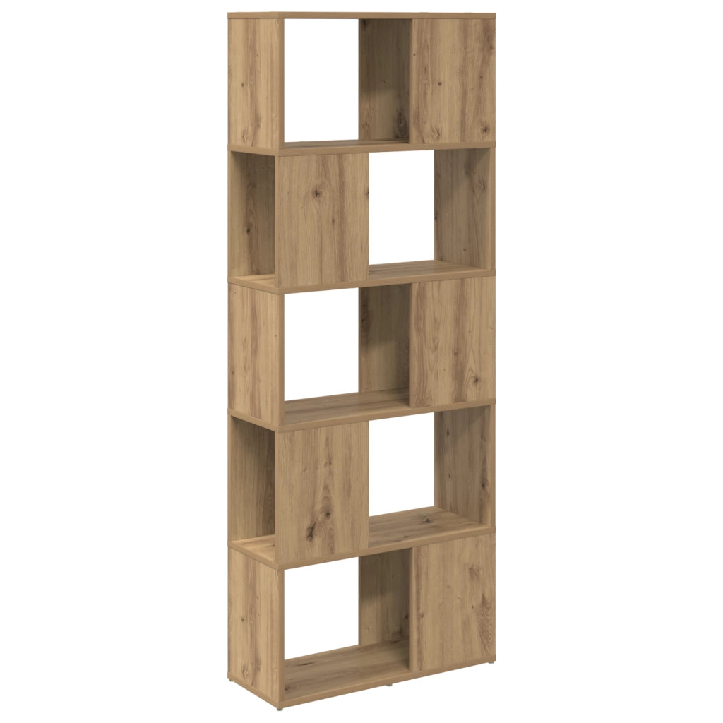 Scaffale Rovere Artigianale Truciolare 60 x 24 x 155 cm Scaffale