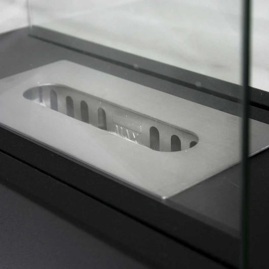 Berlino - Camino a bioetanolo da tavolo per interni ed esterni 35x18xH20,5 cm