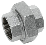 10pz bocchettone 3 pz. sede sferica ghisa zincata diametro 1/2 fig.340 cod:ferx.11492