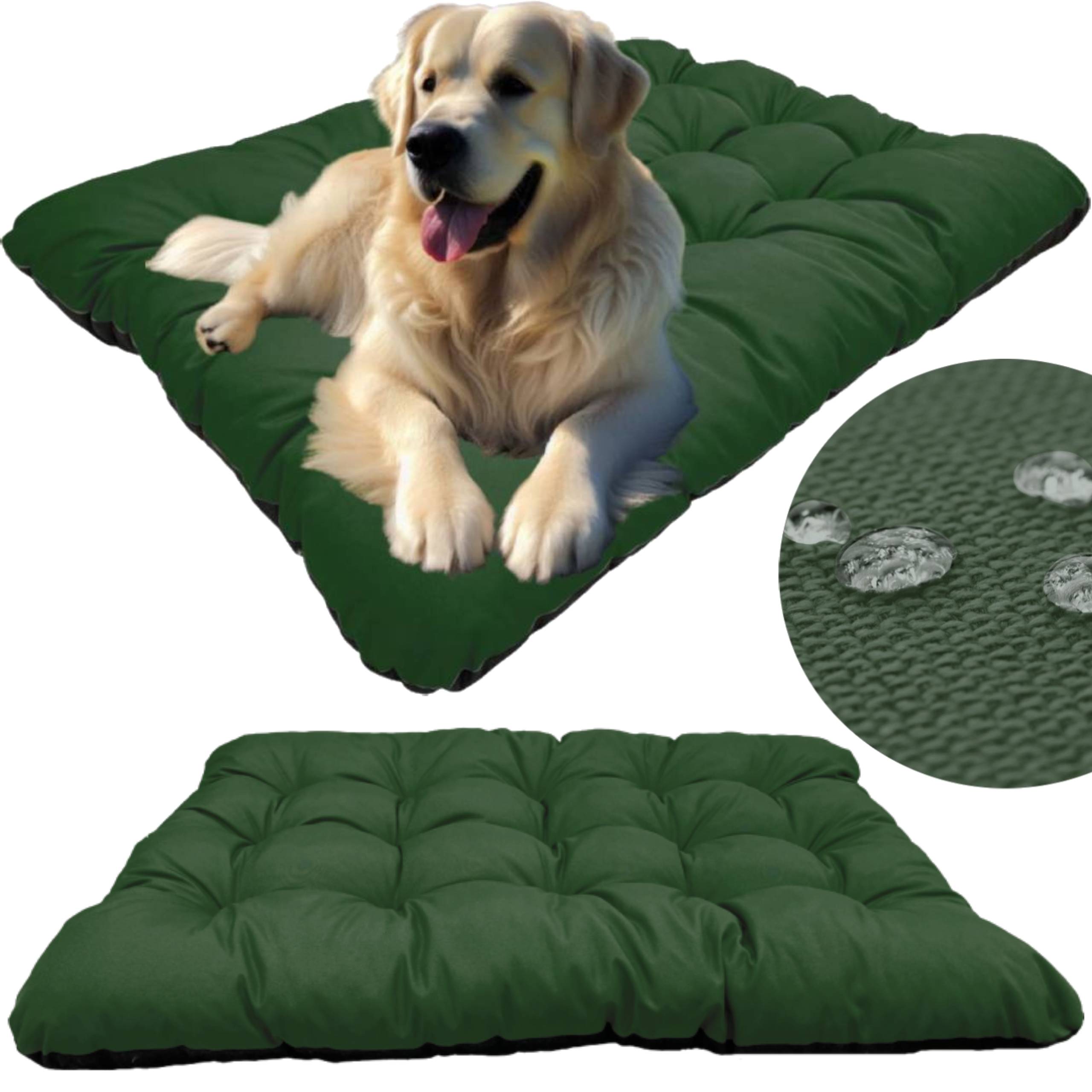 AIO FACTORY 120x80 cm PRESTIGE Cuccia per cani impermeabile personalizzabile Verde