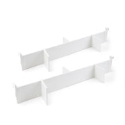 Emuca Set di divisori per interni dei casseti Vertex-Concept, 900, Verniciato bianco, Alluminio e Tecnoplastica, 1 u.