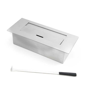 Vienna - Camino a bioetanolo da parete 65x23xH75 cm, colore nero