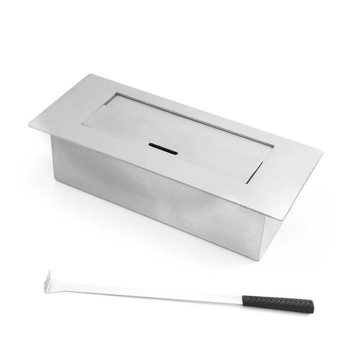 Vienna - Camino a bioetanolo da parete 65x23xH75 cm, colore nero