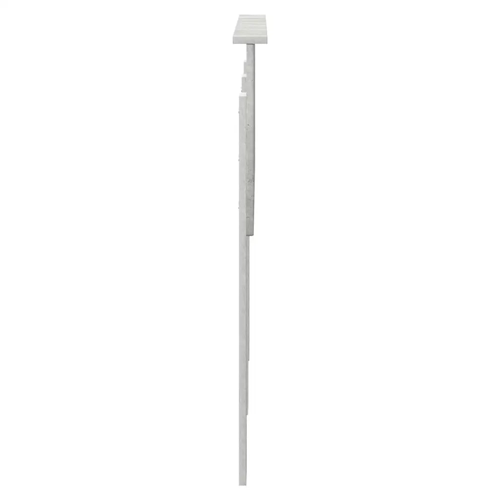 Testiera-Testata-Testiera Decorativa Grigio cemento 120 cm Legno multistrato 153921