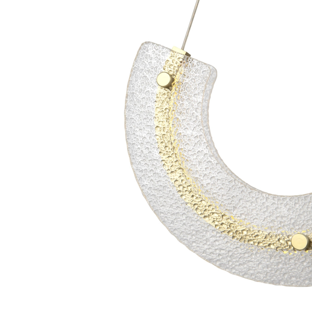 Lampada a sospensione Maytoni Maya oro vetro LED 10W