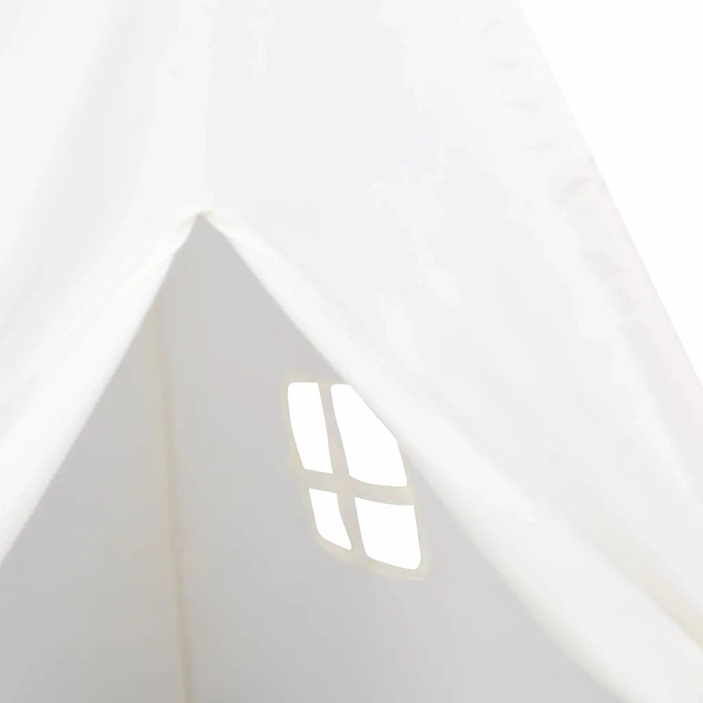 Tenda Teepee Bianco 120 x 120 x 150 cm Tessuto e Plastica 3385870