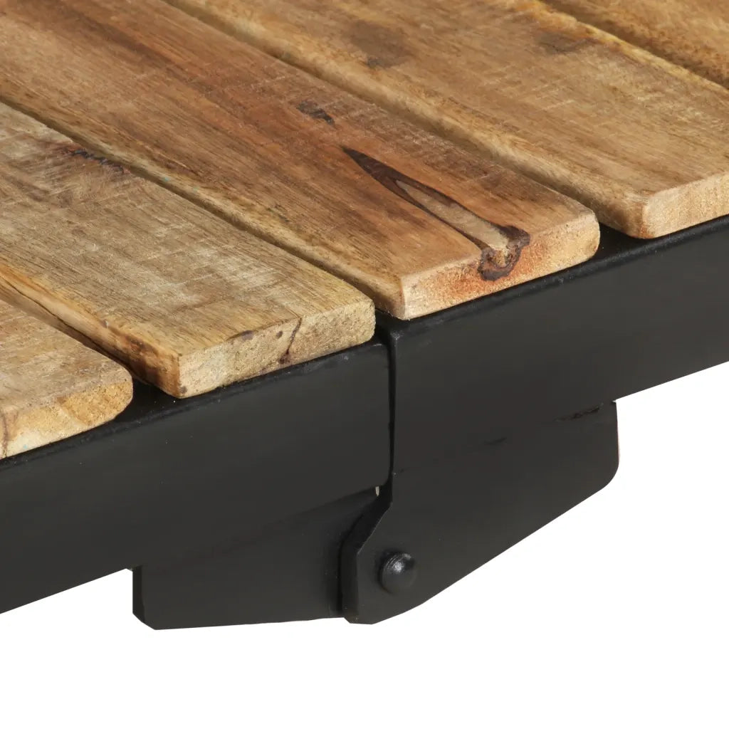 Carrello da Cucina 87x36x81 cm in Legno Massello di Mango cod mxl 62804