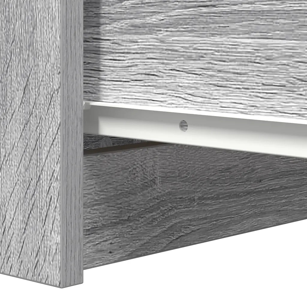Credenza con Cassetti Grigio Sonoma 37,5x35x99 cm in Truciolato