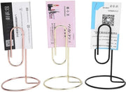 Organizzatore da ufficio in metallo - 3 pezzi, accesso a fatture, cartellini, clip menu.