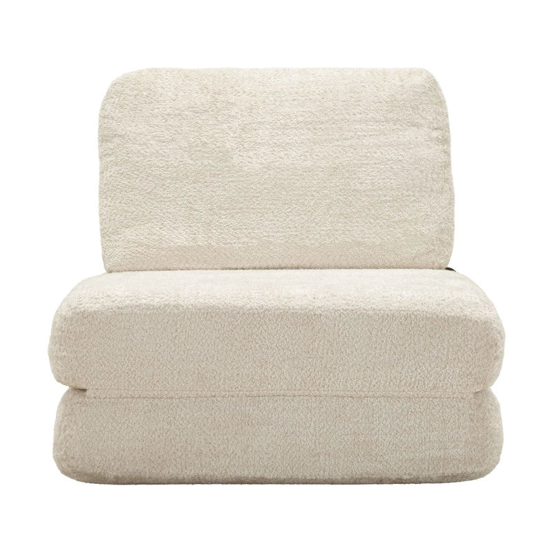 Poltrona/letto Faster Bianca cm 80x100x80 (compressa-misura Letto Cm204x80x18)