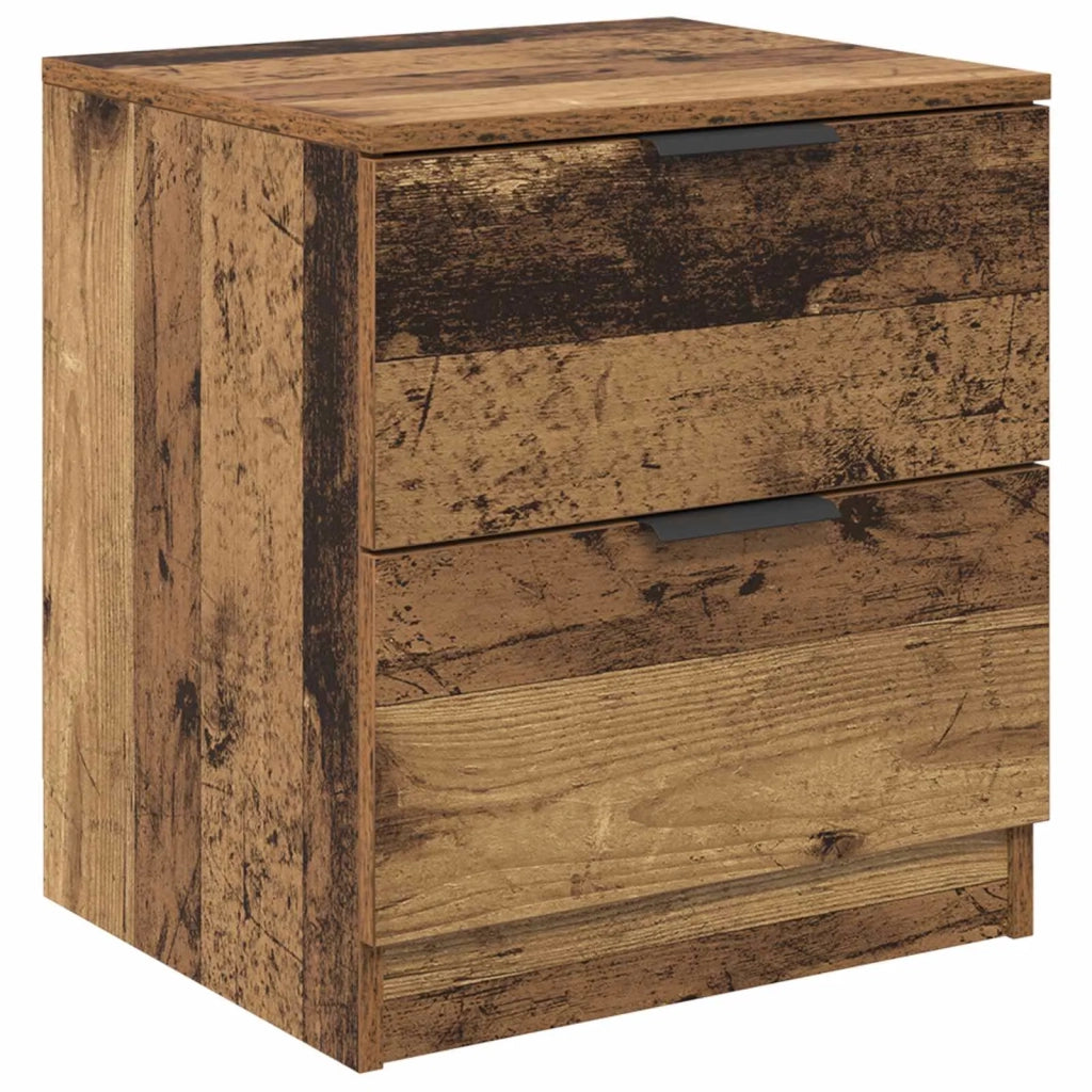 Armadio da Notte 2 pcs Legno vecchio 45 x 39 x 50cm 880507