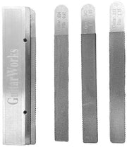 Set di levigatura per chitarra 4 pezzi - Fissaggio a testa rotonda - Attrezzo per levigatura - Attrezzo per polimento - Adatto per chitarristi - Compreso 3 misure di viti - Chitarra levigatrice
