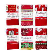Trade Shop - Tovaglia Natalizia Tessuto Panama Resistente Tema Natale Varie Fantasie 6 Posti -