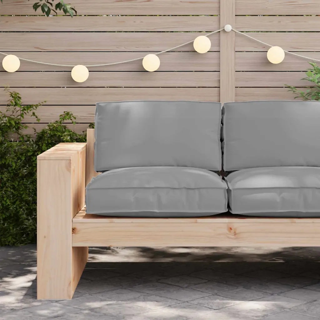 Cuscino per sedie | Cuscino Grigio 80 x 80 x 12 cm Tessuto Oxford