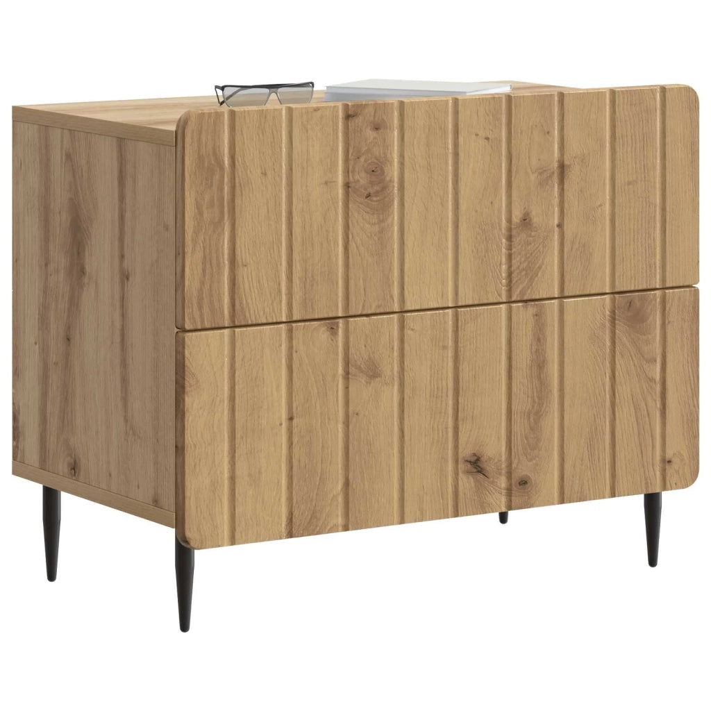 Armadio da Notte Rovere Artigianale 62 x 34,5 x 49,5 cm 894324